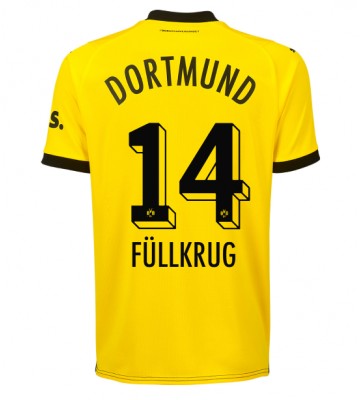 Borussia Dortmund Niclas Fullkrug #14 Hemmatröja 2023-24 Kortärmad
